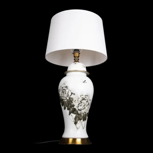 Настольная лампа Equilibrium 10290T LOFT IT белая 1 лампа, основание разноцветное керамика в стиле классический современный  фото 4