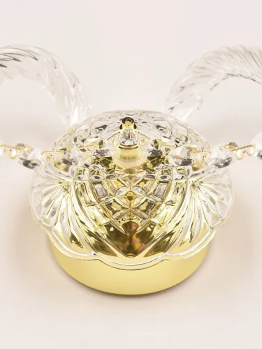 Бра 101B/2/165 G Bohemia Ivele Crystal без плафона на 2 лампы, основание золотое прозрачное в стиле классический sp фото 2