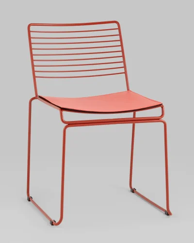 Стул обеденный Danny, бордовый, с подушкой УТ000038987 Stool Group, /, ножки//, размеры - *770***450*680 фото 4