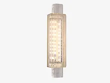 Бра LED 10831/A brass Newport прозрачный 1 лампа, основание латунь в стиле классический современный американский 