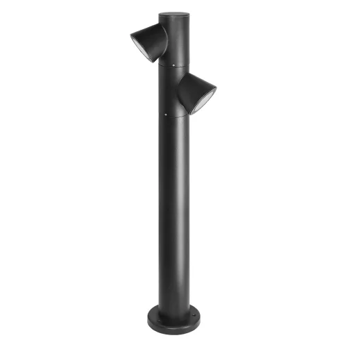Парковый светильник Brooklyn A2063PA-2BK Arte Lamp уличный IP54 чёрный на 2 лампы, плафон чёрный в стиле современный GU10
