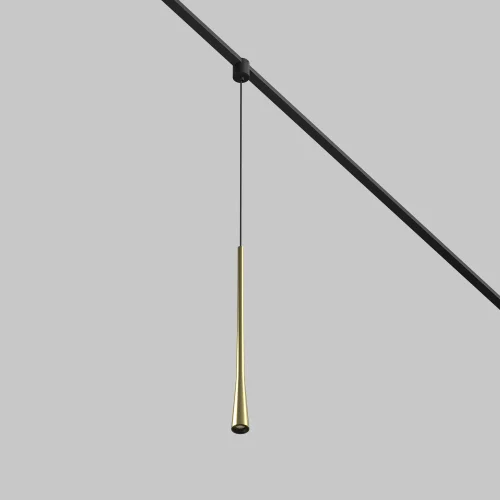 Трековый светильник LED Magnetic track system Elasity TR167-1-7W3K-M-BS Maytoni латунь для шинопроводов серии Magnetic track system Elasity латунь фото 3