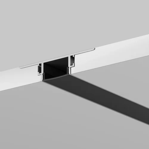 Рассеиватель для профиля 61×14 (Чёрный, 2 м), ALM-6114-B-DF-2M 642014 Maytoni цвет LED K, световой поток Lm фото 2