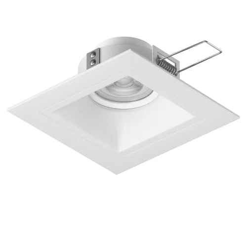 Светильник точечный Domino D51606WMOD Lightstar белый на 1 лампу, основание белое в стиле современный квадратный Светильник точечный Domino D51606WMOD Lightstar белый на 1 лампу, основание белое в стиле современный квадратный
