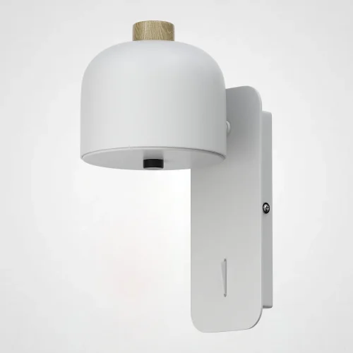 Настенный светильник STILLE Белый 141033-26 ImperiumLoft белый на 1 лампа, основание белое в стиле лофт современный 