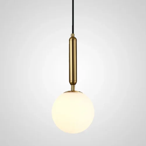 Светильник подвесной RAFFIN Gold/White 179969-26 ImperiumLoft белый 1 лампа, основание золотое в стиле современный 