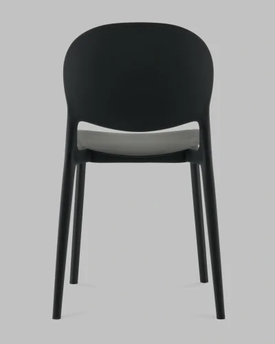 Стул Briny, пластик черный УТ000041340 Stool Group, чёрный/пластик, ножки/металл/чёрный, размеры - *780**** фото 3