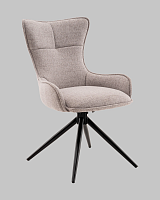Стул обеденный Irigo,  светло-серый УТ000040790 Stool Group, серый/рогожка, ножки/металл/чёрный, размеры - *890****