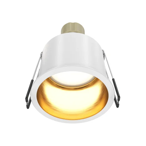 Светильник точечный Reif DL049-01WG Maytoni белый 1 лампа, основание белое золотое в стиле современный хай-тек 