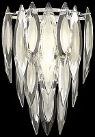 Бра Orlanda WE144.03.101 Wertmark прозрачный белый 3 лампы, основание хром в стиле классический современный 