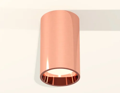 Светильник накладной Techno spot XS6326001 Ambrella light золотой розовый 1 лампа, основание золотое розовое в стиле современный круглый фото 2
