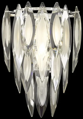 Бра Orlanda WE144.03.101 Wertmark прозрачный белый на 3 лампы, основание хром в стиле классический современный 