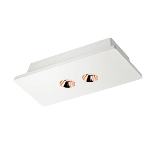 Светильник накладной LED OL1072-WG/2 LOFT IT белый 2 лампы, основание белое в стиле модерн прямоугольный