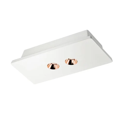 Светильник накладной LED OL1072-WG/2 LOFT IT белый на 2 лампы, основание белое в стиле современный прямоугольный