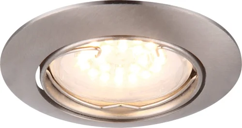 Светильник точечный LED PITTSBURGH 12340-3 Globo матовый никель 3 лампы, основание матовое никель в стиле современный 