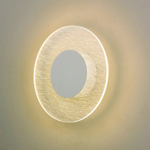Бра LED Jewel 8074 Mantra прозрачный на 1 лампа, основание белое в стиле современный  фото 3