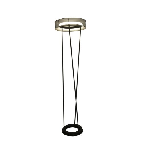 Торшер LED Alva 8370/30FL Lumion чёрный на 1 лампу, основание чёрное в стиле лофт фото 8