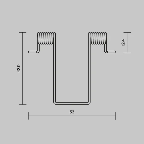 Комплект креплений (для профиля ALM-4625-S-2M) 4 шт. 642002 Maytoni цвет LED K, световой поток Lm фото 3