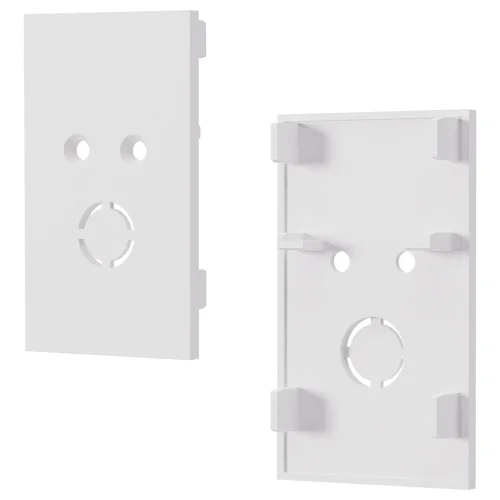 Торцевая заглушка (2 шт) Skyflat ST068.509.13 ST-Luce белый в стиле хай-тек для светильников серии Skyflat skyflat магнитная