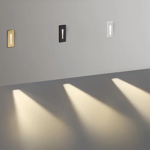 Светильник точечный LED Escala 7051/3WL Odeon Light чёрный на 1 лампу, основание чёрное в стиле минимализм хай-тек подсветка для лестниц и ступеней фото 3