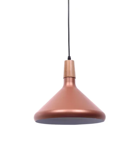 Светильник подвесной Bafido  LDP 7754-B R.GD Lumina Deco розовый 1 лампа, основание розовое в стиле современный минимализм  фото 2