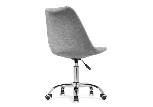 Компьютерное кресло Kolin gray / chrome 15789 Woodville, серый/ткань, ножки/металл/хром, размеры - *910***490*520 фото 5