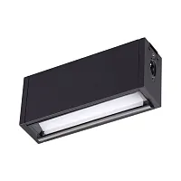 Светильник накладной модульный LED Ratio 358104 Novotech белый на 1 лампу, основание чёрное в стиле современный хай-тек прямоугольный