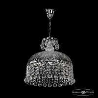 Светильник подвесной 14781/35 Ni Balls Bohemia Ivele Crystal прозрачный 6 ламп, основание никель в стиле классика balls