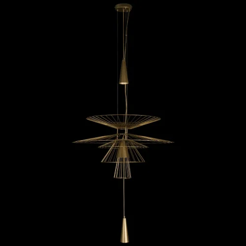 Светильник подвесной Star 10141/600 LOFT IT золотой 2 лампы, основание золотое в стиле современный  фото 2