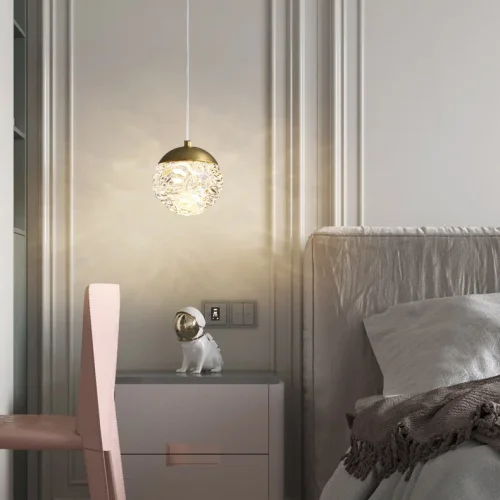 Светильник подвесной VERENA 208553-23 ImperiumLoft прозрачный на 1 лампу, основание латунь в стиле современный фото 5 Светильник подвесной VERENA 208553-23 ImperiumLoft прозрачный на 1 лампу, основание латунь в стиле современный фото 5