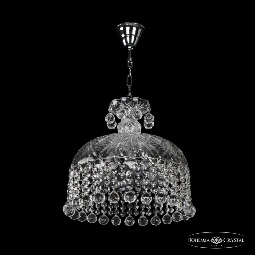 Светильник подвесной 14781/35 Ni Balls Bohemia Ivele Crystal прозрачный 6 ламп, основание никель в стиле классика balls