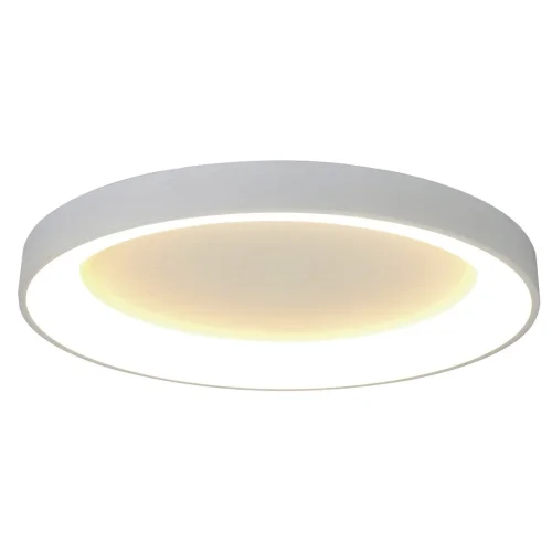 Люстра потолочная LED с пультом Niseko 8637 Mantra белая на 1 лампа, основание белое в стиле хай-тек современный с пультом фото 2