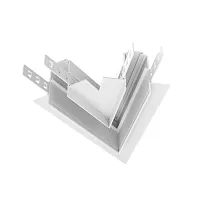 Угол-соединитель 45° Magnetic track system Exility TRA034CLS-42W Maytoni белый в стиле хай-тек современный для светильников серии Magnetic track system Exility встраиваемый магнитный exility тонкая магнитная