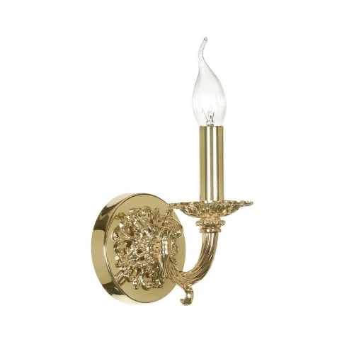 Бра Pavia E 2.1.1 G Arti Lampadari без плафона на 1 лампа, основание золотое в стиле классический 