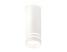 Светильник накладной Techno spot XS7442013 Ambrella light белый 1 лампа, основание белое в стиле хай-тек модерн круглый