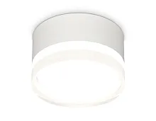 Светильник накладной XS8101023 Ambrella light белый 1 лампа, основание белое в стиле модерн хай-тек круглый