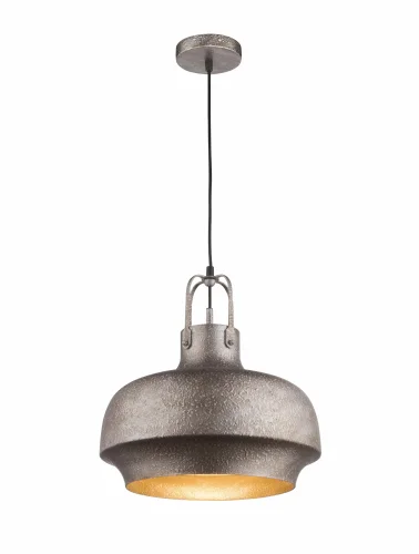 Светильник подвесной лофт MILO 15016R Globo золотой серый 1 лампа, основание серое в стиле лофт 