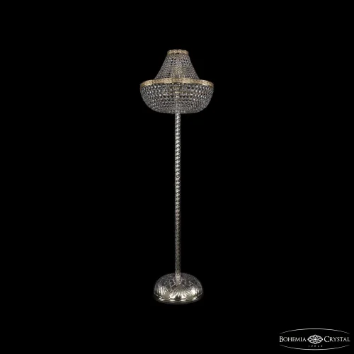 Торшер 19281T4/H/45IV-152 G Bohemia Ivele Crystal sp прозрачный 8 ламп, основание золотое в стиле классический
