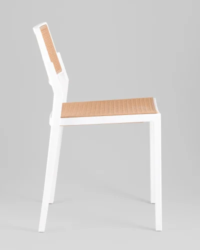 Стул пластиковый Milto, белый УТ000039188 Stool Group, /, ножки/пластик/белый, размеры - *790***450*500 фото 3
