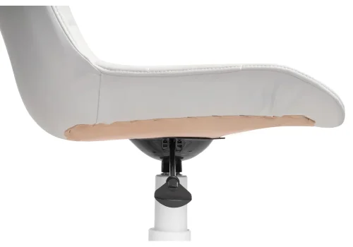 Компьютерное кресло Келми 1 белый 518295 Woodville, белый/экокожа, ножки/пластик/белый, размеры - *880***510*610 фото 5