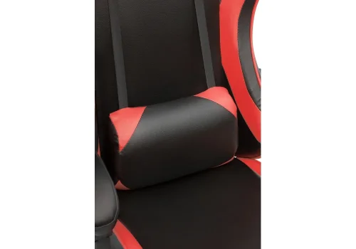 Кресло игровое Rodas black / red 62 15242 Woodville, красный/искусственная кожа, ножки/пластик/чёрный, размеры - *1310***670*600 фото 9