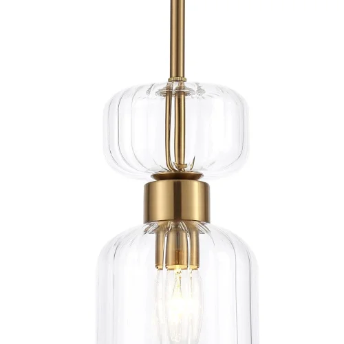 Светильник подвесной Gloss 1141/1S Clear Escada прозрачный 1 лампа, основание медь в стиле современный  фото 3