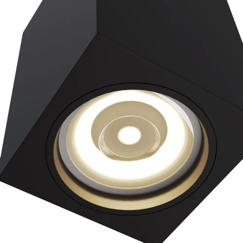 Светильник накладной Alfa C011CL-01B Maytoni чёрный 1 лампа, основание чёрное в стиле современный квадратный фото 2