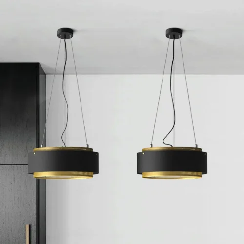 Светильник подвесной LED Casing 101409-26 ImperiumLoft золотой чёрный 1 лампа, основание чёрное в стиле современный  фото 14