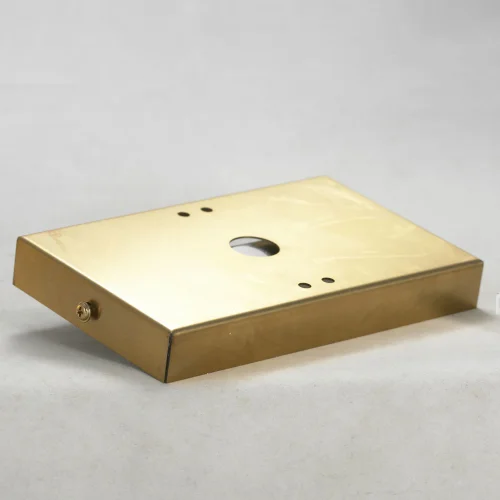 Бра LSP-8480 Lussole прозрачный на 1 лампа, основание матовое золото в стиле современный  фото 4