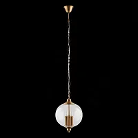 Светильник подвесной Lateria SL362.203.03 ST-Luce прозрачный на 3 лампы, основание золотое в стиле кантри 
