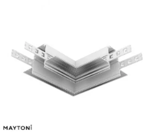 Угловой коннектор внутренний Magnetic track system Exility TRA034CL-42.12W Maytoni белый в стиле современный хай-тек для светильников серии Magnetic track system Exility встраиваемый магнитный exility тонкая магнитная фото 9