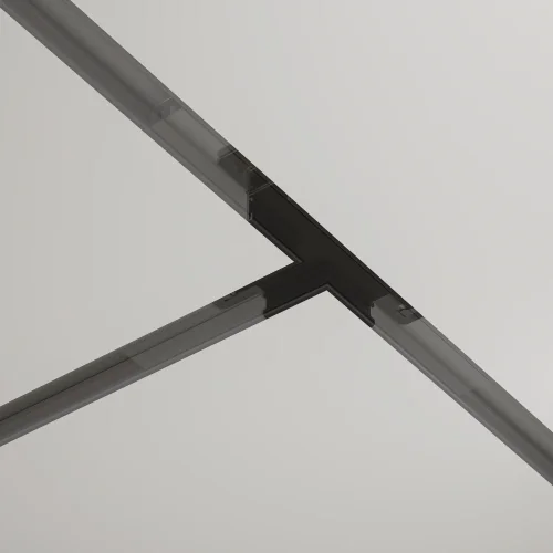 Коннектор Т- образный встраиваемый Magnetic track system Basity TRA172CT-12B Maytoni чёрный в стиле для светильников серии Magnetic track system Basity встраиваемый basity магнитная фото 4
