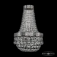 Бра 19011B/H2/20IV Ni Bohemia Ivele Crystal прозрачный 2 лампы, основание никель в стиле классический sp