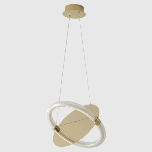 Светильник подвесной ЛЕД NEBULA SP22W LED GOLD Crystal Lux прозрачный на 1 лампу, основание золотое в стиле современный фото 2 Светильник подвесной ЛЕД NEBULA SP22W LED GOLD Crystal Lux прозрачный на 1 лампу, основание золотое в стиле современный фото 2